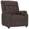vidaXL Recliner Chair Reclining Dark brown 82 x 93 x 96 cm Fabric