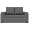 vidaXL Sofa Bed Dark grey 148 x 71 x 83 cm Fabric