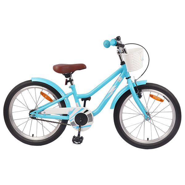 vidaXL Kids Bike 18'' for 5-7 Years Old Light Blue