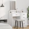 vidaXL Dressing Table White 50 x 41 x 140 cm Engineered Wood