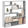 vidaXL Wall Cube Shelf 7 Compartments Grey Sonoma Engineered Wood