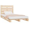 vidaXL Bed Frame without Mattress 75x190 cm Small Single Solid Wood Pine