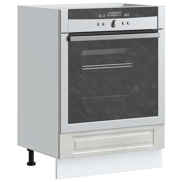 vidaXL Oven Cabinet&nbsp;Porto Concrete Grey Engineered Wood