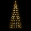 vidaXL LED Christmas Tree 200 LEDs Warm White 180 cm