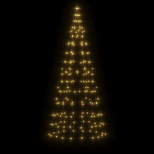 vidaXL LED Christmas Tree 200 LEDs Warm White 180 cm