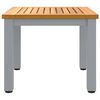 vidaXL Outdoor Table Natural and Grey 45 x 45 x 38 cm