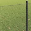 vidaXL Hexagon Fence Grey 1 x 100 m PVC