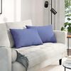 vidaXL Sofa Pillows 2 pcs Blue 60 x 40 cm Fabric