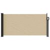 vidaXL Retractable Side Awning Beige 100x300 cm
