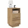 vidaXL Bedside Cabinets 2 pcs with 2 Drawers Artisan Oak 36x36x68 cm