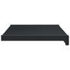 vidaXL Window Sill Anthracite with Wood Grain 100 x 30 x 4.5 cm PVC