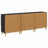 vidaXL Sideboards 3 pcs Black Oak 60 x 35 x 70 cm Engineered Wood
