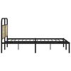 vidaXL Bed Frame Without Mattress 150x200 cm King Size Sonoma Oak Engineered Wood