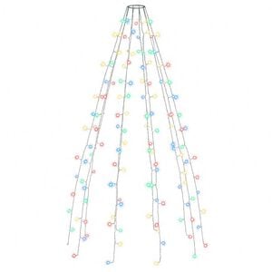 vidaXL Christmas Tree Net Lights with 150 LEDs Colourful 150 cm