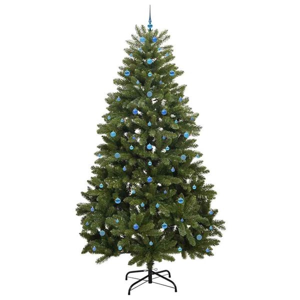 vidaXL Artificial Christmas Tree Green 300 cm PVC and Metal