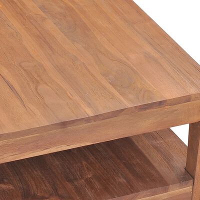 vidaXL Coffee Table 68x67x35 cm Solid Teak Wood