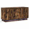 vidaXL TV Cabinet 100 x 38 x 49 cm Smoked Oak Engineered Wood