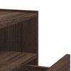 vidaXL Wall-mounted Bedside Cabinet Brown Oak 45x30x35 cm