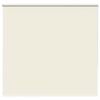 vidaXL Roller Blind Blackout Off White 155x150 cm Fabric Width 151.6 cm Polyester
