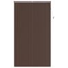 vidaXL Venetian Blind Manual Dark Brown with Pattern 213 x 110 cm PVC