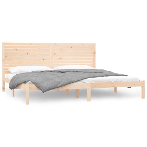 vidaXL Bed Frame without Mattress 200x200 cm Solid Wood