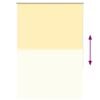 vidaXL Roller Blind Blackout Yellow 95x130 cm Fabric Width 90.7 cm Polyester