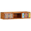 vidaXL Wall-mounted TV Cabinet Multicolour 100x30x22 Solid Wood Acacia