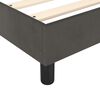 vidaXL Box Spring Bed Frame Dark Grey 90x200 cm Velvet