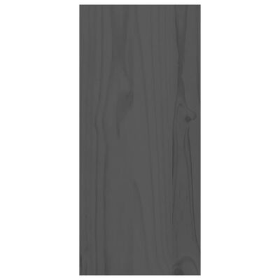 vidaXL Wine Cabinet Grey 56x25x56 cm Solid Wood Pine