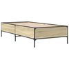 vidaXL Bed Frame without Mattress Sonoma Oak 100x200 cm