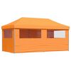 vidaXL Party Tent Folding Orange 292 x 580 x 315 cm Oxford Fabric