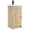 vidaXL Bathroom Vanity with Sink Sonoma Oak 42 x 40 x 84.5 cm