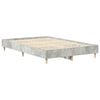 vidaXL Bed Frame Concrete Grey 193 x 123 x 25 cm Engineered Wood