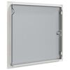 vidaXL Access Panel White 43 x 43 x 3 cm Steel