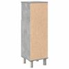 vidaXL Bathroom Cabinet Concrete Grey 30x30x95 cm Engineered Wood