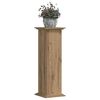 vidaXL Plant Stand Artisan Oak 33x33x100 cm Engineered Wood