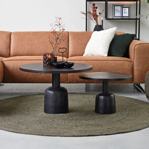 LABEL51 Carpet Jute Round 180x180 cm XXL Army