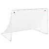 vidaXL Soccer Goal White 122x81x81 cm Steel