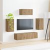 vidaXL TV Cabinet Set Wall-mounted 5 pcs Artisan Oak Engineered Wood