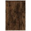vidaXL Wall Mounted TV Cabinet Smoked Oak 40x34.5x60 cm