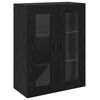 vidaXL Wall Mounted Cabinets 2 pcs Black oak 69.5 x 34 x 90 cm