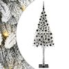vidaXL Christmas Tree with 300 LEDs White 210 cm PE and Steel