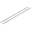 vidaXL Cabinet Handle 2 pcs Silver 900 mm Stainless Steel
