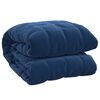 vidaXL Weighted Blanket Blue 155x220 cm 11 kg Fabric