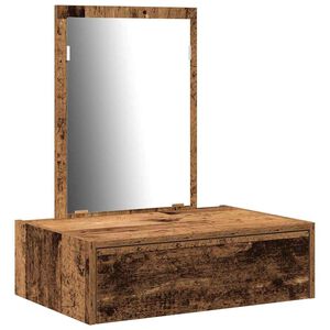 vidaXL Dressing Table Brown 60 x 40 x 70 cm Engineered Wood