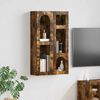 vidaXL Hanging Cabinet Smoked Oak 59 x 20 x 100 cm Engineered Wood