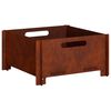 vidaXL Fire Pit Rusty 40 x 40 x 20 cm Weathering Steel