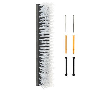 vidaXL Cattle Brushes Black and White 50 x 10 x 6.5 cm