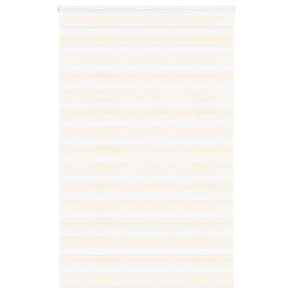 vidaXL Zebra Blind Marble Beige 140x230 cm Fabric Width 135.9 cm Polyester