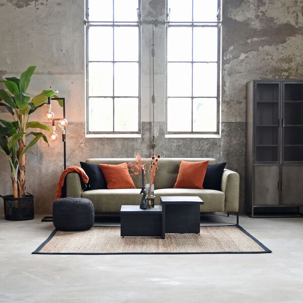 LABEL51 Coffee Table Skip 90x50x42 cm Black